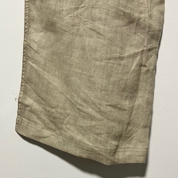 Tommy Bahama Leigh Fit Linen Pants Beige Women’s Size 12 – Relaxed Resort Style - Picture 3 of 10